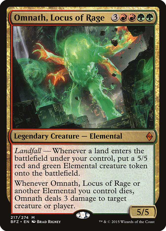 Omnath, Locus of Rage [Battle for Zendikar] - The Mythic Store | 24h Order Processing