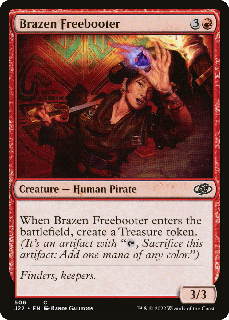 Brazen Freebooter [Jumpstart 2022] - The Mythic Store | 24h Order Processing