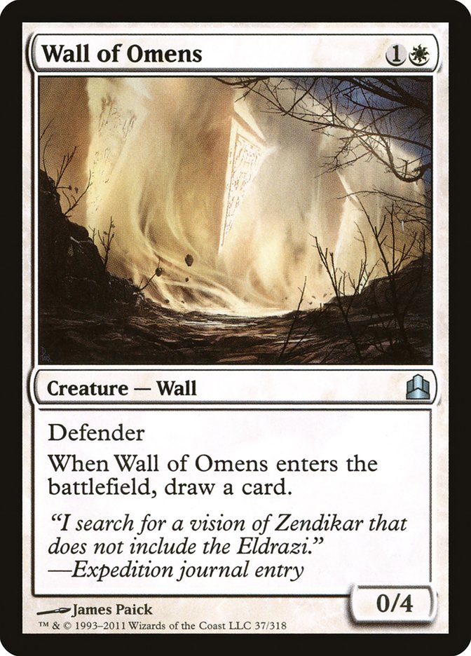 Wall of Omens [Commander 2011] - The Mythic Store | 24h Order Processing