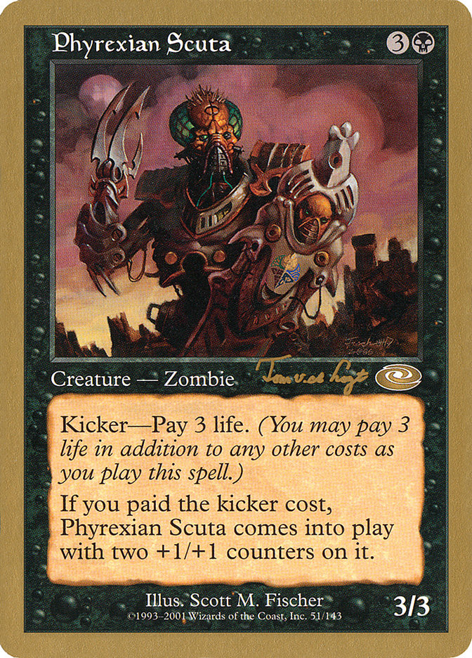 Phyrexian Scuta (Tom van de Logt) [World Championship Decks 2001] - The Mythic Store | 24h Order Processing