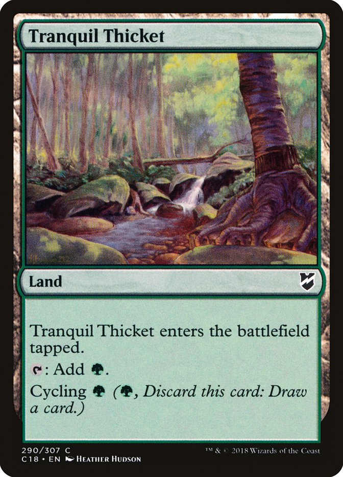 Tranquil Thicket [Commander 2018] - The Mythic Store | 24h Order Processing