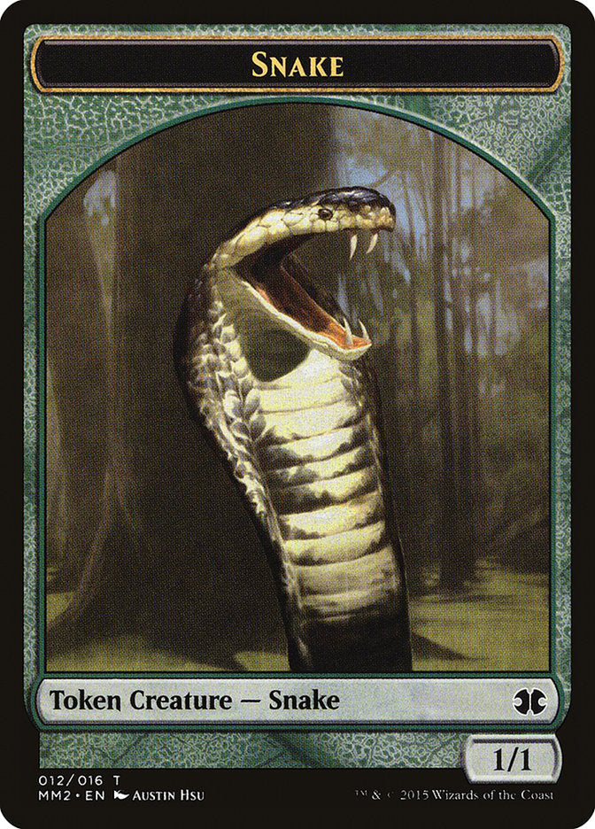 Snake Token [Modern Masters 2015 Tokens] - The Mythic Store | 24h Order Processing