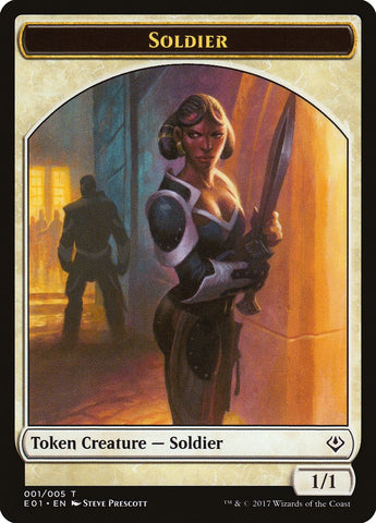 Soldier Token [Archenemy: Nicol Bolas Tokens] - The Mythic Store | 24h Order Processing