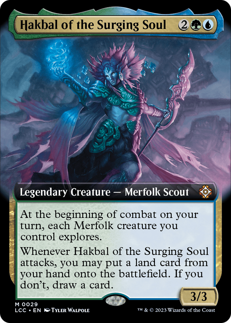 Hakbal of the Surging Soul (Extended Art) [The Lost Caverns of Ixalan Commander] - The Mythic Store | 24h Order Processing