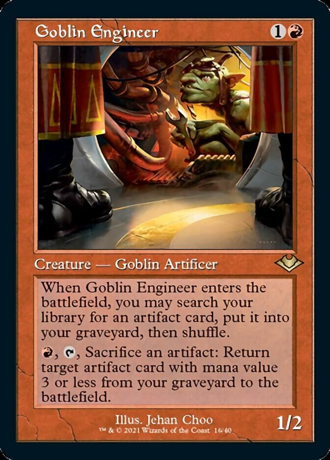 Goblin Engineer (Retro Foil Etched) [Modern Horizons 2] - The Mythic Store | 24h Order Processing