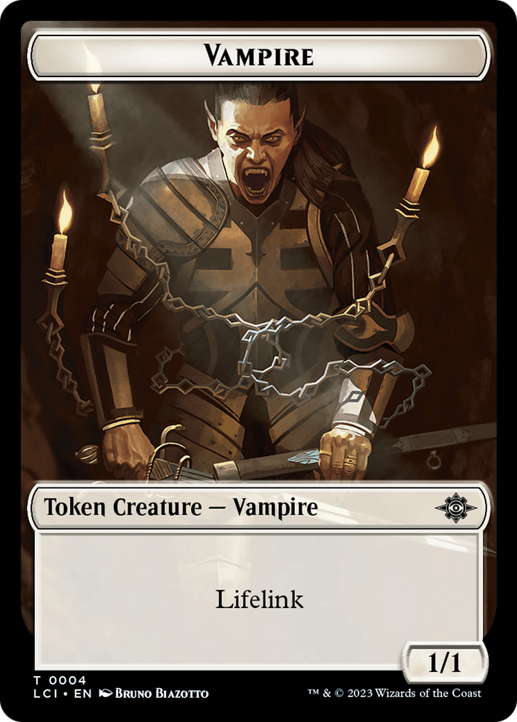Emblem - Sorin, Lord of Innistrad // Vampire (0004) Double-Sided Token [The Lost Caverns of Ixalan Commander Tokens] - The Mythic Store | 24h Order Processing