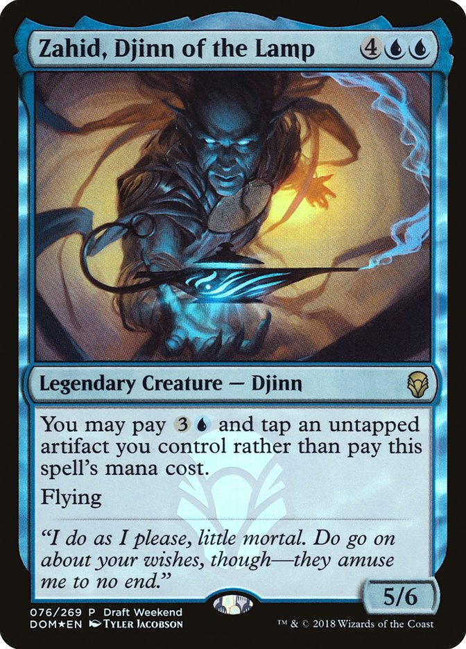 Zahid, Djinn of the Lamp (Draft Weekend) [Dominaria Promos] - The Mythic Store | 24h Order Processing
