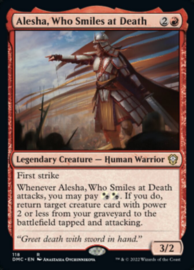 Alesha, Who Smiles at Death [Dominaria United Commander] - The Mythic Store | 24h Order Processing
