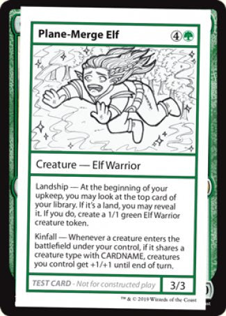 Plane-Merge Elf (2021 Edition) [Mystery Booster Playtest Cards] - The Mythic Store | 24h Order Processing