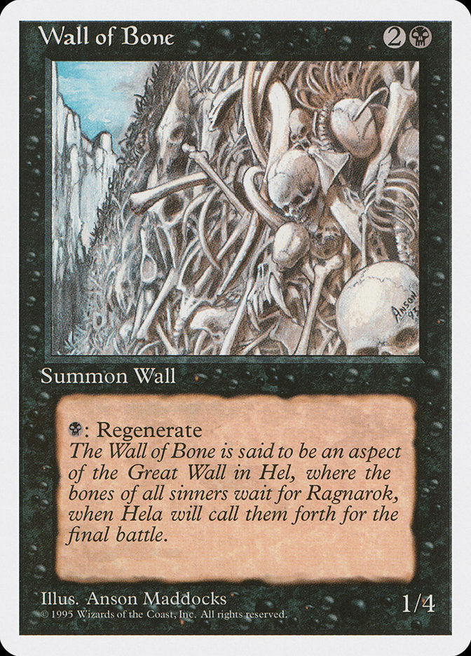 Wall of Bone [Fourth Edition] - The Mythic Store | 24h Order Processing