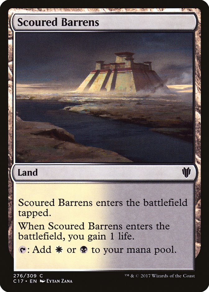 Scoured Barrens [Commander 2017] - The Mythic Store | 24h Order Processing
