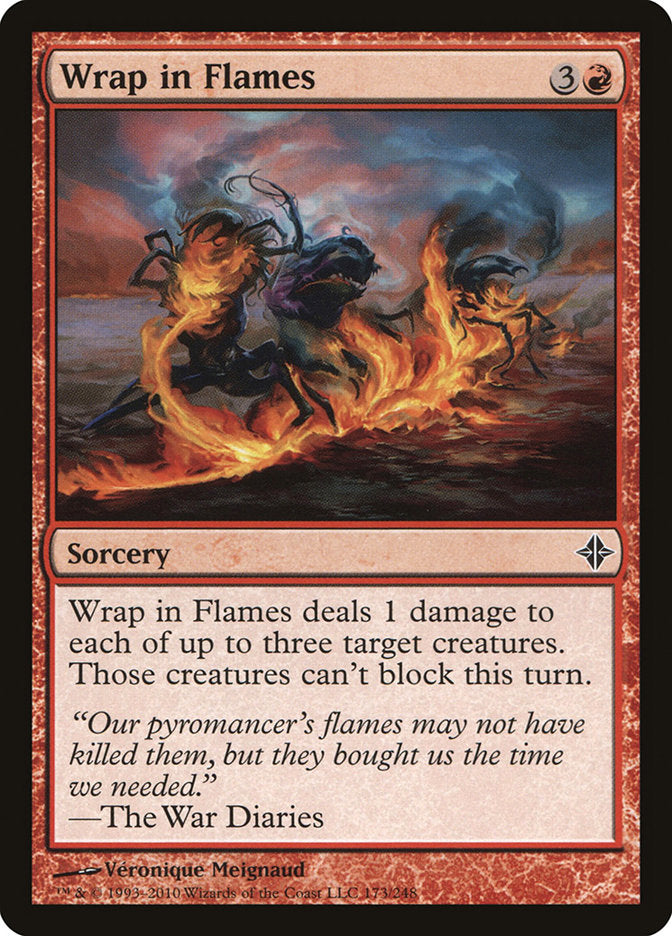 Wrap in Flames [Rise of the Eldrazi] - The Mythic Store | 24h Order Processing