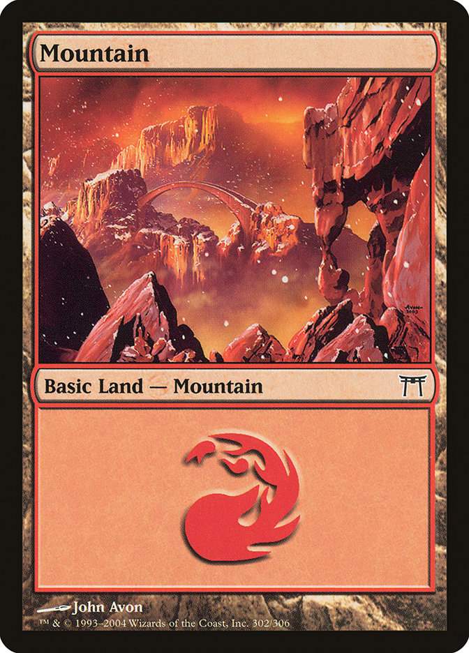 Mountain (302) [Champions of Kamigawa] - The Mythic Store | 24h Order Processing