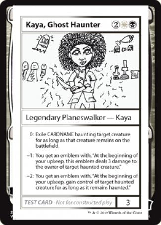 Kaya, Ghost Haunter (2021 Edition) [Mystery Booster Playtest Cards] - The Mythic Store | 24h Order Processing