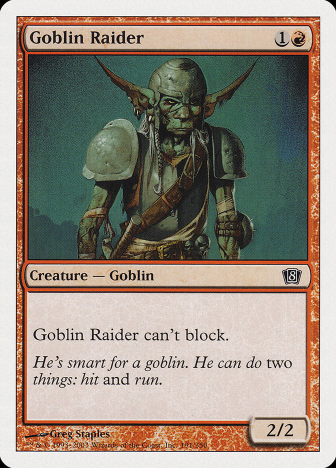 Goblin Raider [Eighth Edition] - The Mythic Store | 24h Order Processing