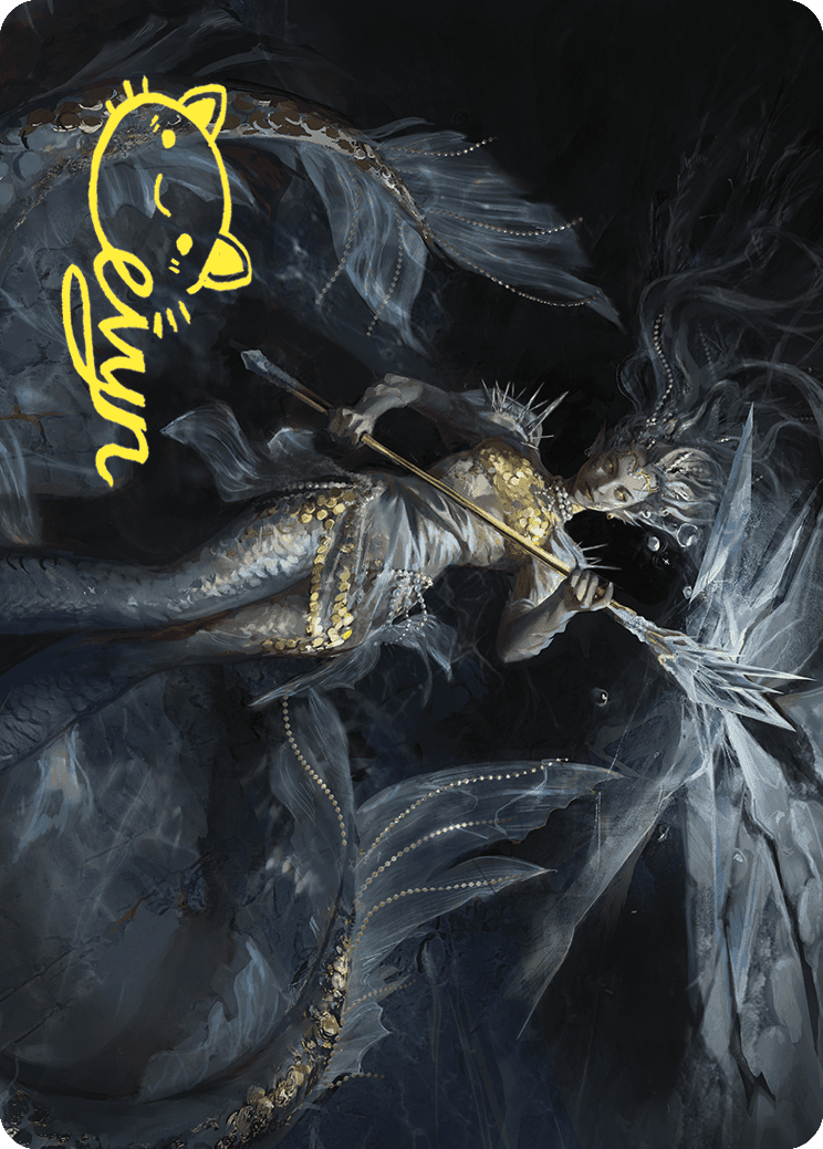 Sharae of Numbing Depths Art Card (Gold-Stamped Signature) [Wilds of Eldraine Art Series] - The Mythic Store | 24h Order Processing