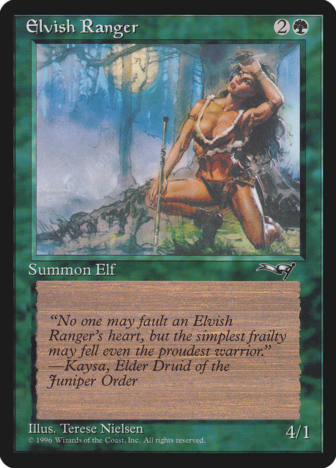 Elvish Ranger (Moon Background) [Alliances] - The Mythic Store | 24h Order Processing