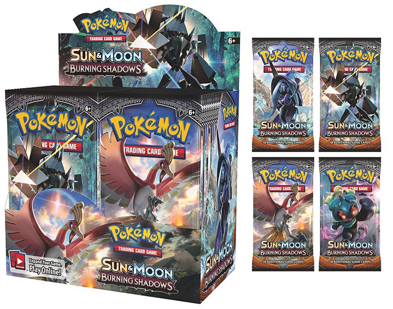 POKÉMON TCG Sun & Moon Burning Shadows Booster - The Mythic Store | 24h Order Processing