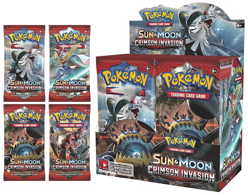 POKÉMON TCG Sun & Moon Crimson Invasion Booster Box - The Mythic Store | 24h Order Processing