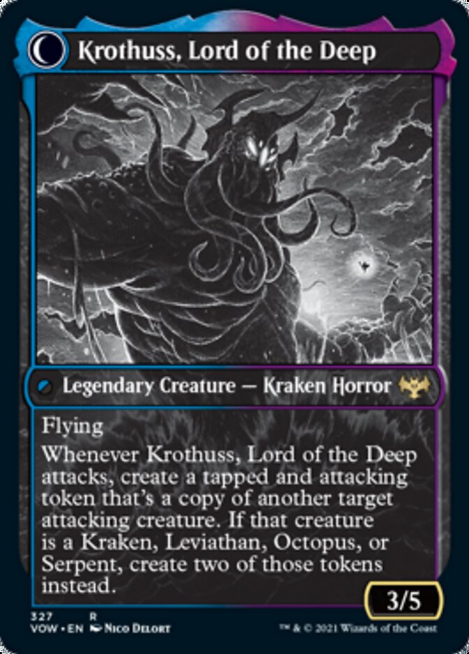 Runo Stromkirk // Krothuss, Lord of the Deep (Showcase Eternal Night) [Innistrad: Crimson Vow] - The Mythic Store | 24h Order Processing