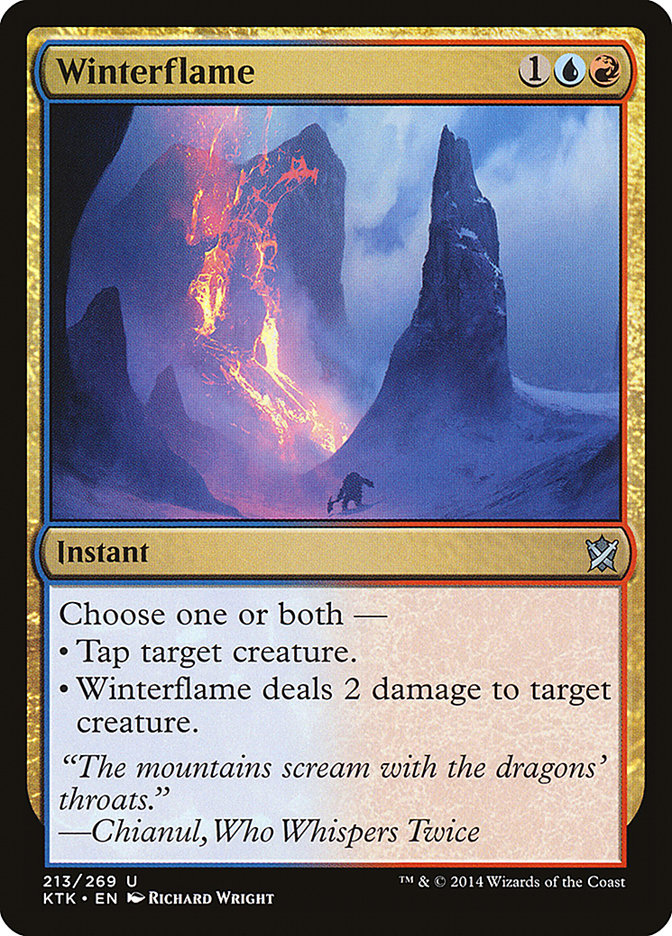 Winterflame [Khans of Tarkir] - The Mythic Store | 24h Order Processing