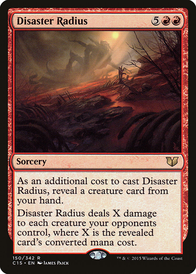 Disaster Radius [Commander 2015] - The Mythic Store | 24h Order Processing