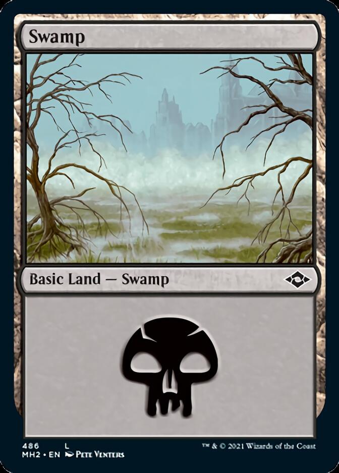 Swamp (486) (Foil Etched) [Modern Horizons 2] - The Mythic Store | 24h Order Processing