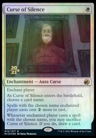 Curse of Silence [Innistrad: Midnight Hunt Prerelease Promos] - The Mythic Store | 24h Order Processing