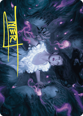 Neva, Stalked by Nightmares Art Card (Gold-Stamped Signature) [Wilds of Eldraine Art Series] - The Mythic Store | 24h Order Processing
