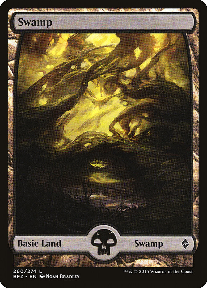 Swamp (260) (Full Art) [Battle for Zendikar] - The Mythic Store | 24h Order Processing