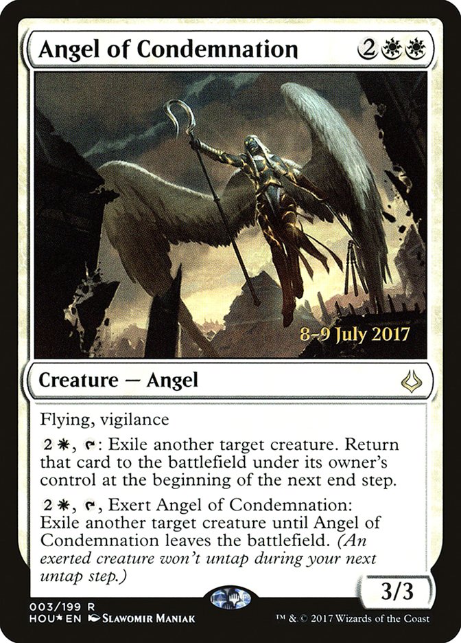 Angel of Condemnation [Hour of Devastation Prerelease Promos] - The Mythic Store | 24h Order Processing