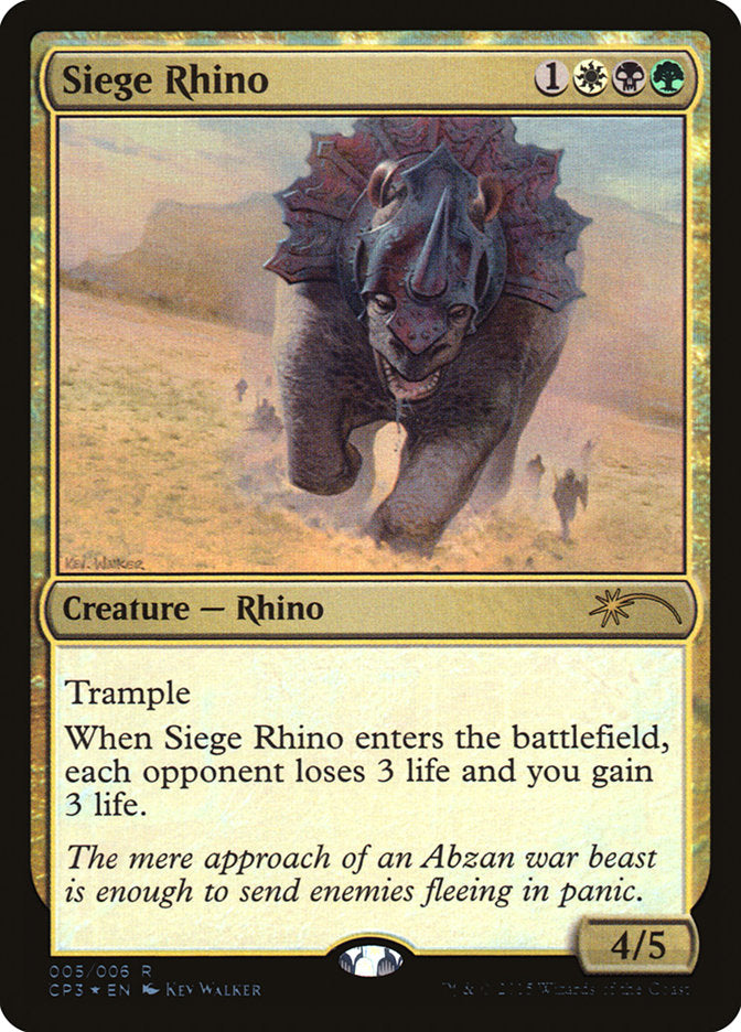 Siege Rhino [Magic Origins Clash Pack] - The Mythic Store | 24h Order Processing
