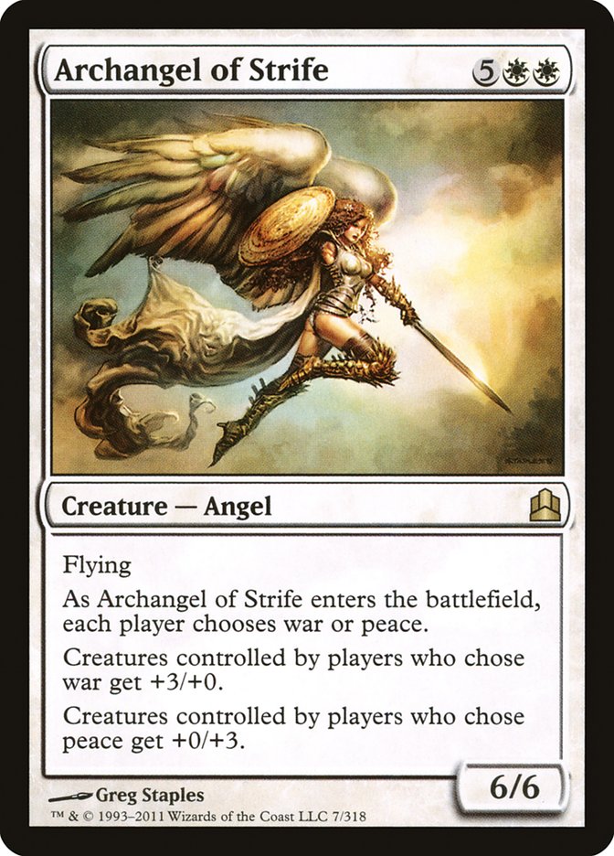 Archangel of Strife [Commander 2011] - The Mythic Store | 24h Order Processing