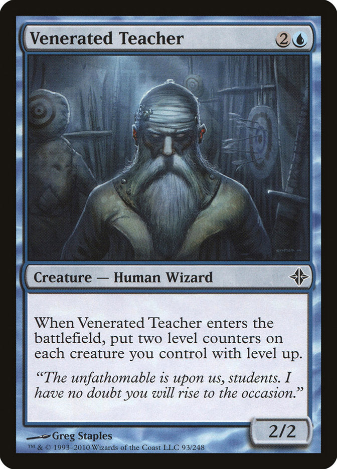 Venerated Teacher [Rise of the Eldrazi] - The Mythic Store | 24h Order Processing