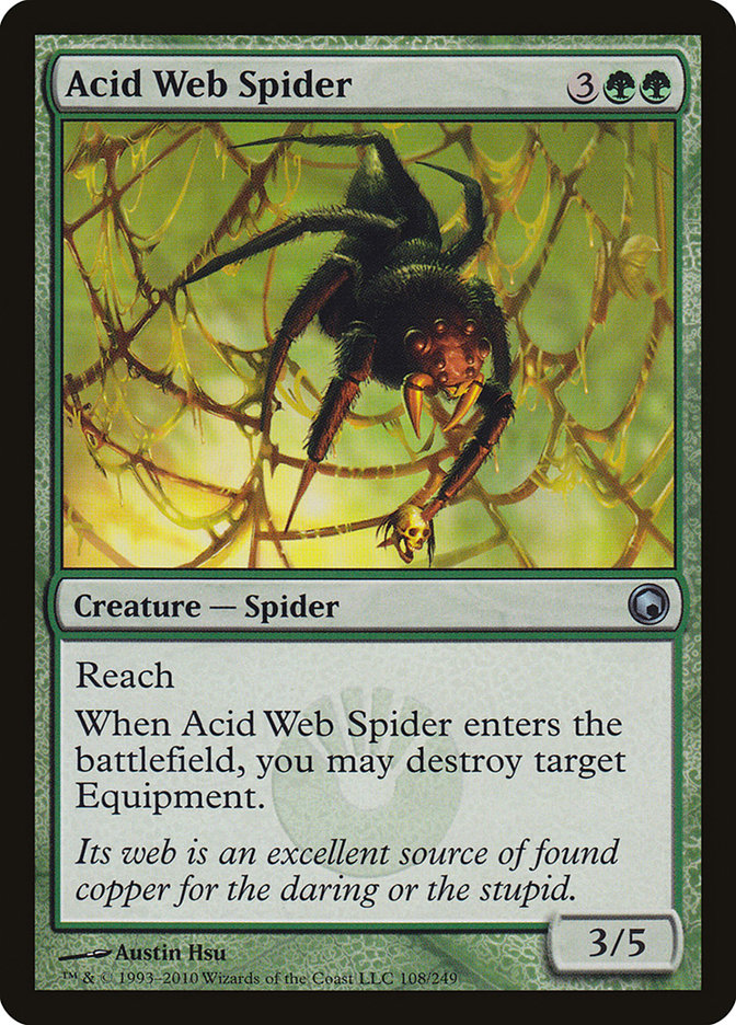 Acid Web Spider [Scars of Mirrodin] - The Mythic Store | 24h Order Processing