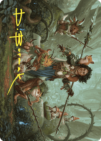 Ellivere of the Wild Court Art Card (Gold-Stamped Signature) [Wilds of Eldraine Art Series] - The Mythic Store | 24h Order Processing