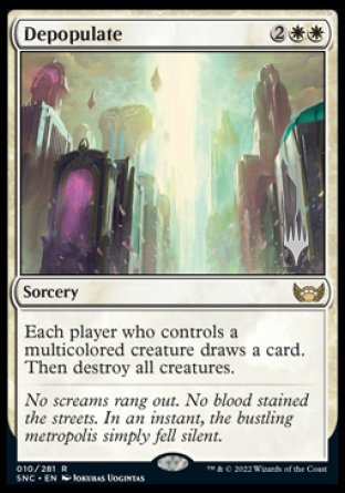 Depopulate (Promo Pack) [Streets of New Capenna Promos] - The Mythic Store | 24h Order Processing