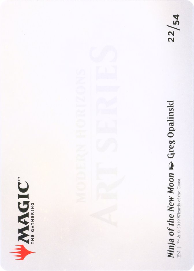 Ninja of the New Moon // Ninja of the New Moon [Modern Horizons Art Series] - The Mythic Store | 24h Order Processing