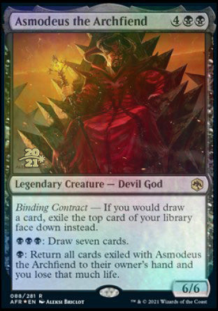 Asmodeus the Archfiend [Dungeons & Dragons: Adventures in the Forgotten Realms Prerelease Promos] - The Mythic Store | 24h Order Processing