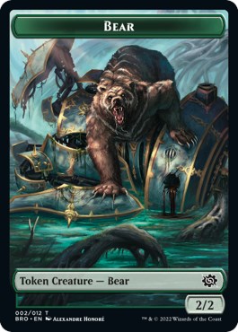 Powerstone // Bear Double-Sided Token [The Brothers' War Tokens] - The Mythic Store | 24h Order Processing