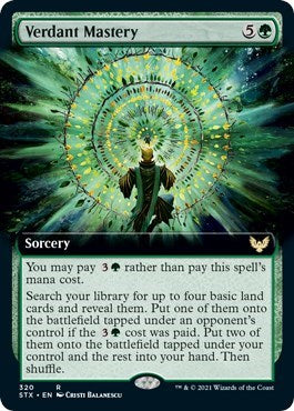 Verdant Mastery (Extended Art) [Strixhaven: School of Mages] - The Mythic Store | 24h Order Processing