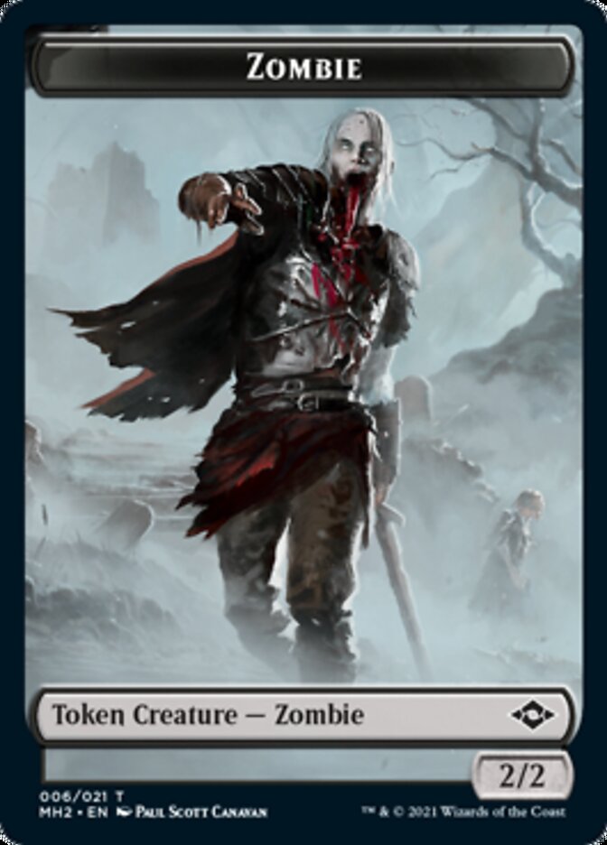 Zombie Token [Modern Horizons 2 Tokens] - The Mythic Store | 24h Order Processing