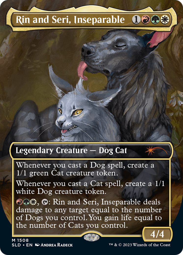 Rin and Seri, Inseparable (1508) // Rin and Seri, Inseparable [Secret Lair Commander Deck: Raining Cats and Dogs] - The Mythic Store | 24h Order Processing