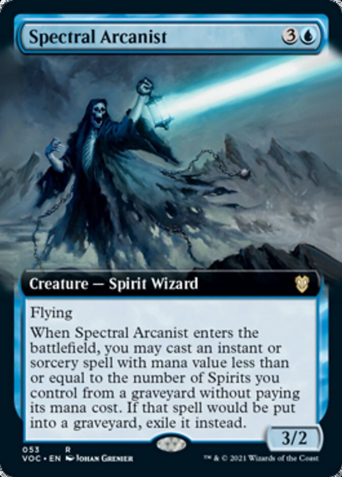 Spectral Arcanist (Extended Art) [Innistrad: Crimson Vow Commander] - The Mythic Store | 24h Order Processing