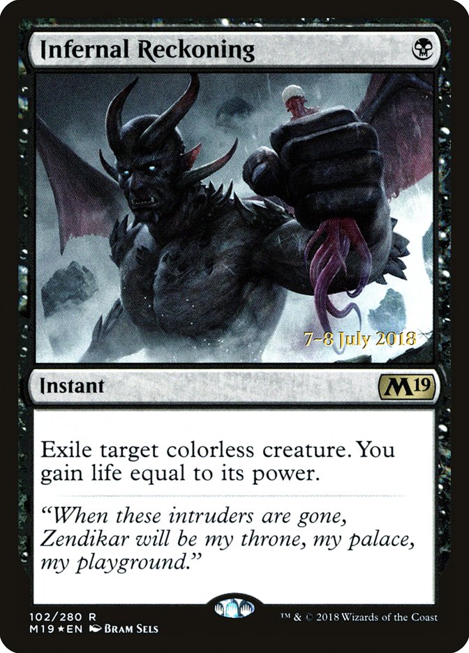 Infernal Reckoning [Core Set 2019 Prerelease Promos] - The Mythic Store | 24h Order Processing