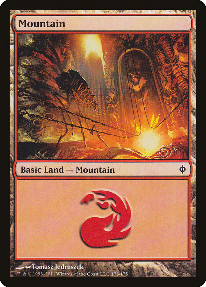 Mountain (173) [New Phyrexia] - The Mythic Store | 24h Order Processing