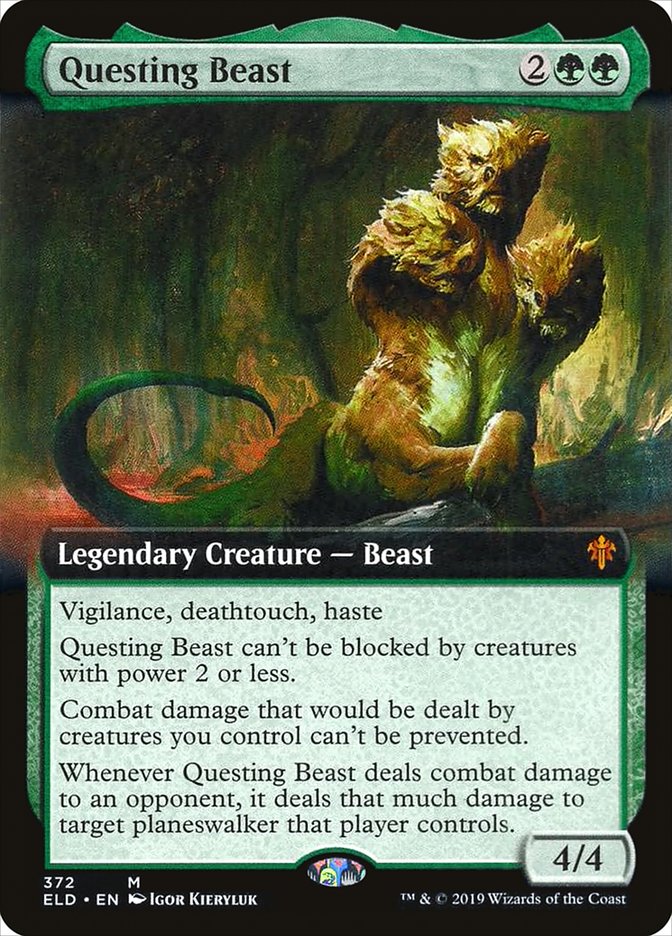 Questing Beast (Extended Art) [Throne of Eldraine] - The Mythic Store | 24h Order Processing