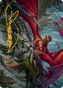 Hoarding Broodlord Art Card (Gold-Stamped Signature) [March of the Machine Art Series] - The Mythic Store | 24h Order Processing