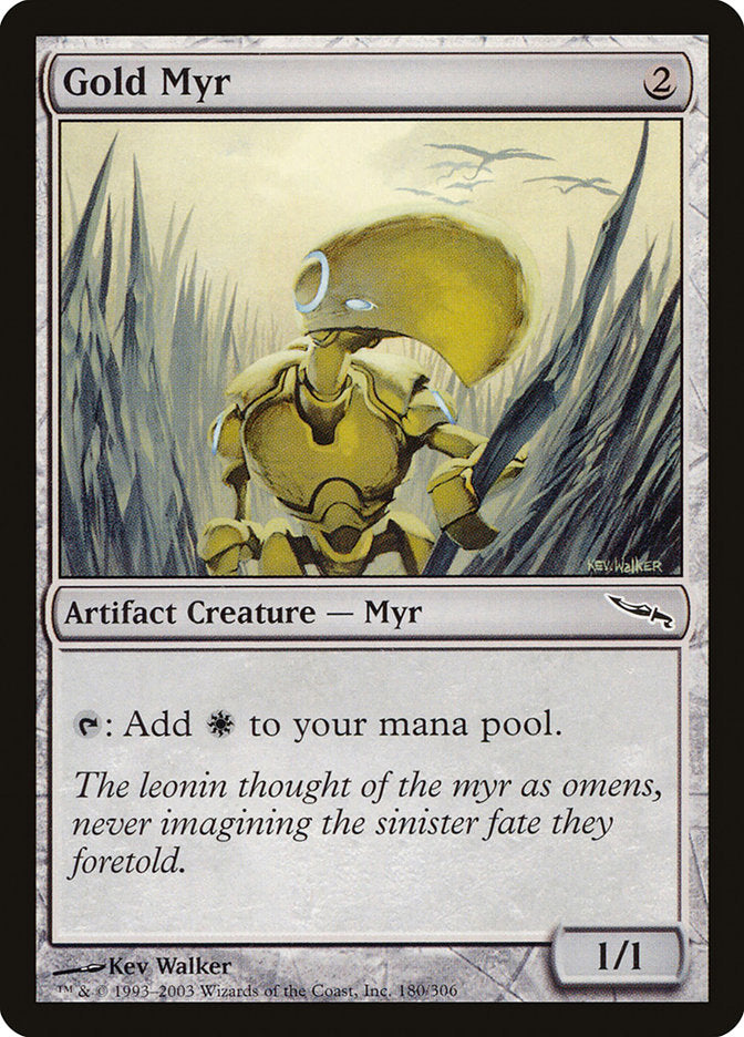 Gold Myr [Mirrodin] - The Mythic Store | 24h Order Processing