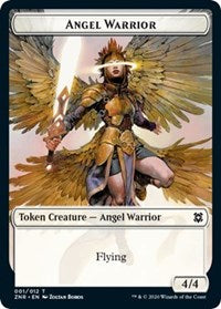 Angel Warrior // Hydra Double-Sided Token [Zendikar Rising Tokens] - The Mythic Store | 24h Order Processing